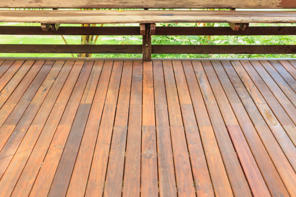 Deck soft washing in Indianapolis